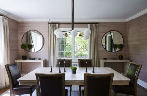 J. Patryce Design Pelham Tudor dining room