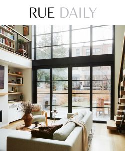 RUE DAILY 082222: A Hoboken Brownstone with a Gorgeous Double-Vaulted Glass Exterior